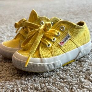 Superga Kids Bright Yellow Sneakers